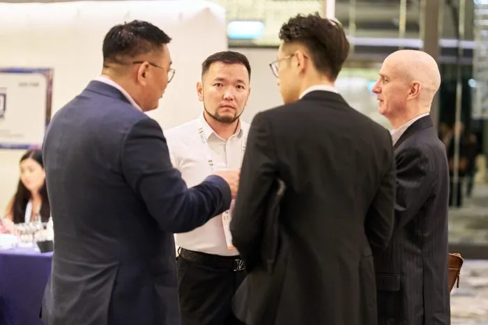 Mining industry professionals networking at 121 Mining Investment